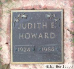 Judith E Howard