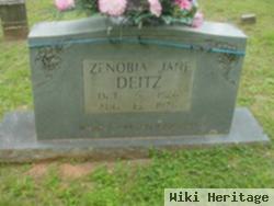 Zenobia Jane Deitz