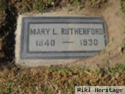 Mary L. Rutherford