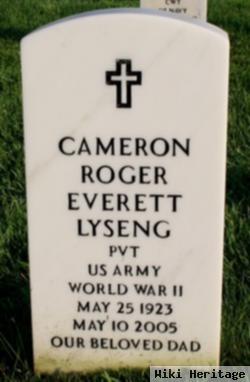 Pvt Cameron Roger Everett Lyseng