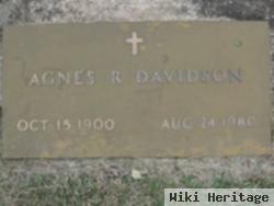 Agnes R Davidson