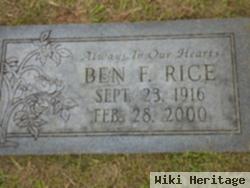 Ben F. Rice