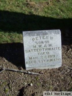 Peter W. Satterthwaite