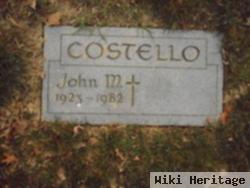 John M Costello