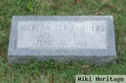 Martha Lee Sanders