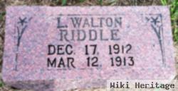 Leonard Walton "walton" Riddle