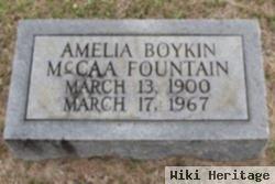 Amelia Boykin Mccaa Fountain