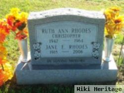 Ruth Ann Rhodes Christopher