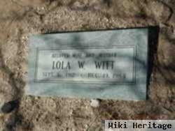 Lola W Witt