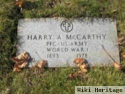 Harry A Mccarthy