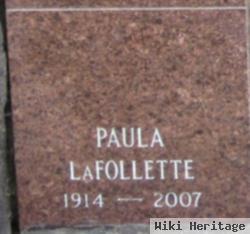 Pauline "paula" Zerr Lafollette