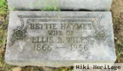 Bettie Haymes Wiles
