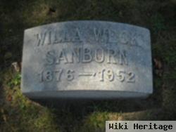 Willa Alice Weck Sanborn