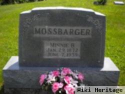 Minnie B Mcdonald Mossbarger