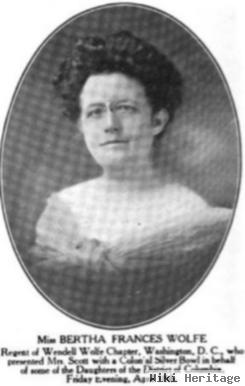 Bertha Frances Wolfe