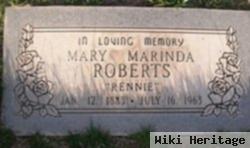 Mary Marinda "rennie" Roberts