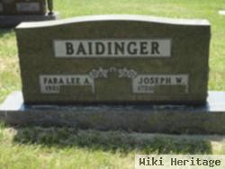 Joseph W. Baidinger