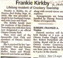 Frankie A. Kirkby