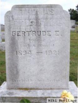 Gertrude E Thomas Kunkel