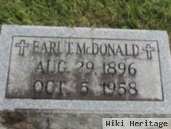 Earl T Mcdonald