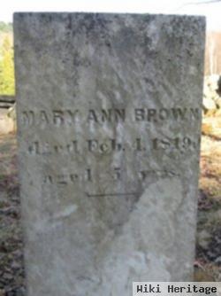 Mary Ann Brown