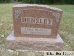 Lena Dunlap Hensley