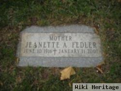 Jeanette A Lindow Fedler