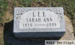 Sarah Ann Lee