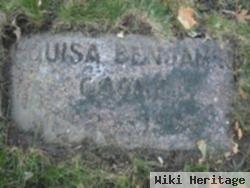 Mrs Louisa Benjamin Cook
