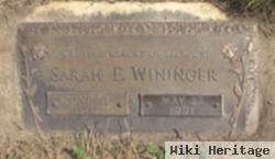 Sarah Elizabeth Vinal Wininger