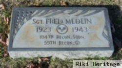 Sgt John Frederick "fred" Medlin, Jr