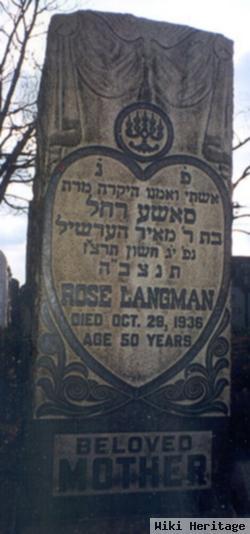 Rose Rosenthal Langman