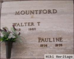 Walter T Mountford