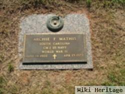 Archie F Mathis