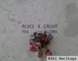 Alyce R Galvin