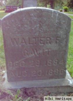 Walter F Gavit