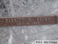 Harriet H. Brown