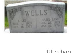 Hazel Eudell Lane Wells