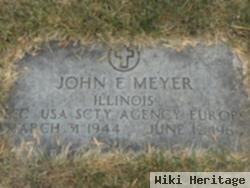 John E Meyer