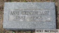 Anne Wright Atkinson Lane