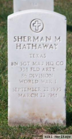 Sherman M Hathaway