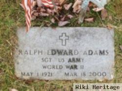 Sgt Ralph Edward Adams