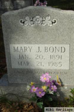 Mary J. Bond