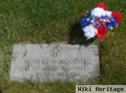 Robert D Benson