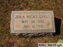 Zola A. Hicks Dykes