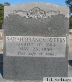 Sarah Brancy Weeks