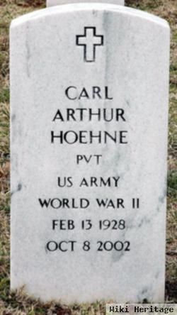 Pvt Carl Arthur Hoehne