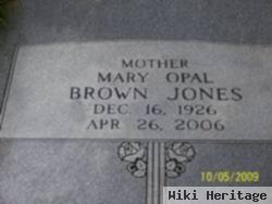 Mary Opal Brown Jones