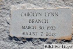 Carolyn Lynn Lynn Branch