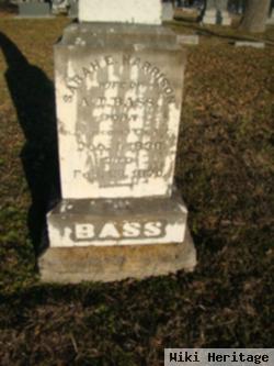 Sarah E. Harrison Bass